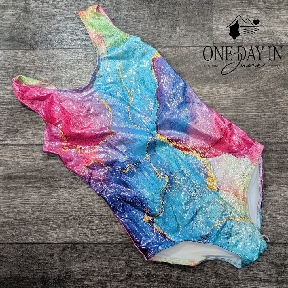 Funnycokid Girl's Leotard Size 9-10Y
